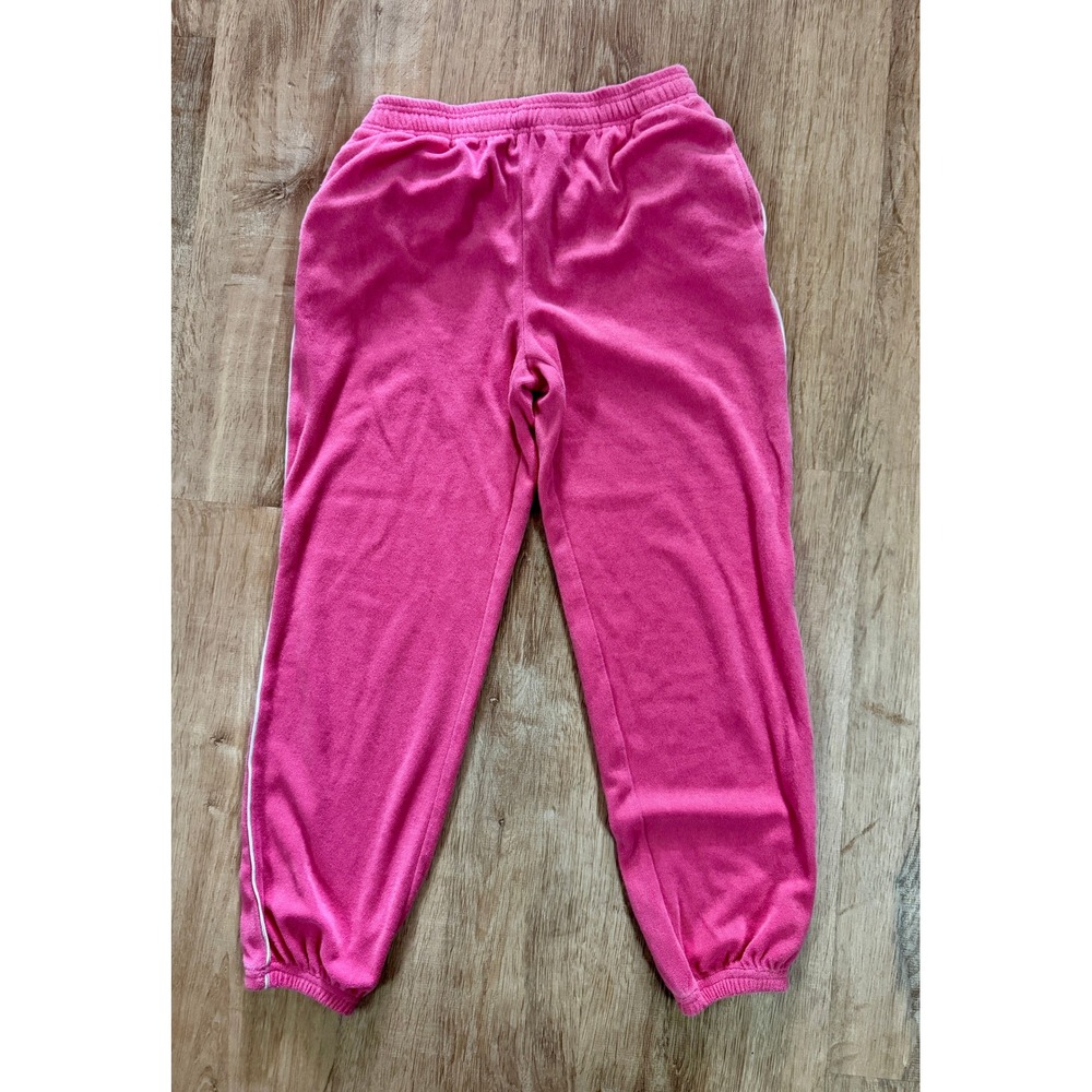 Y2K Juicy Couture Pink Terry Cloth Track Pants Women's‎ XS